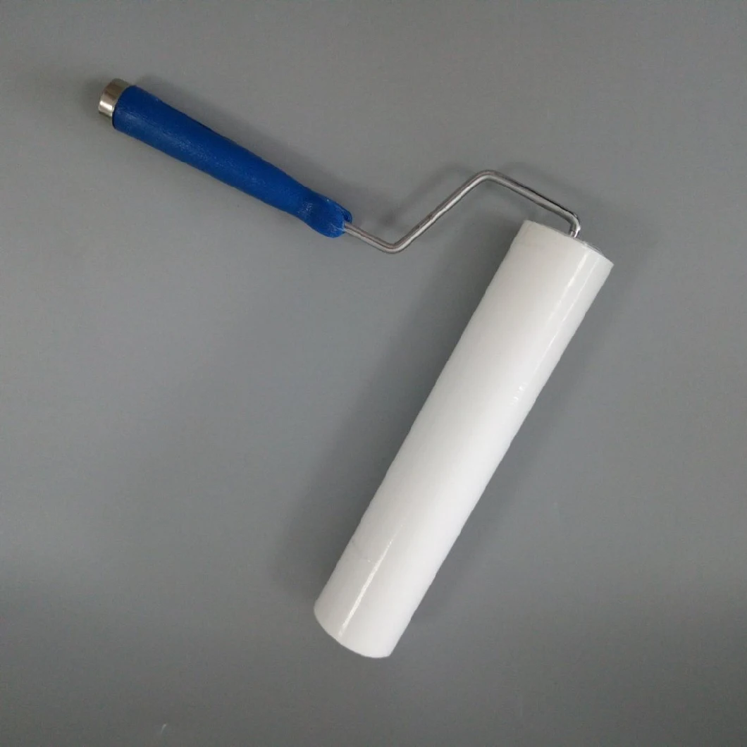 Industrial 4inch Self Adhesive Cleaner Cleaning Lint Dust Cleanroom White PE Sticky Roller Refills