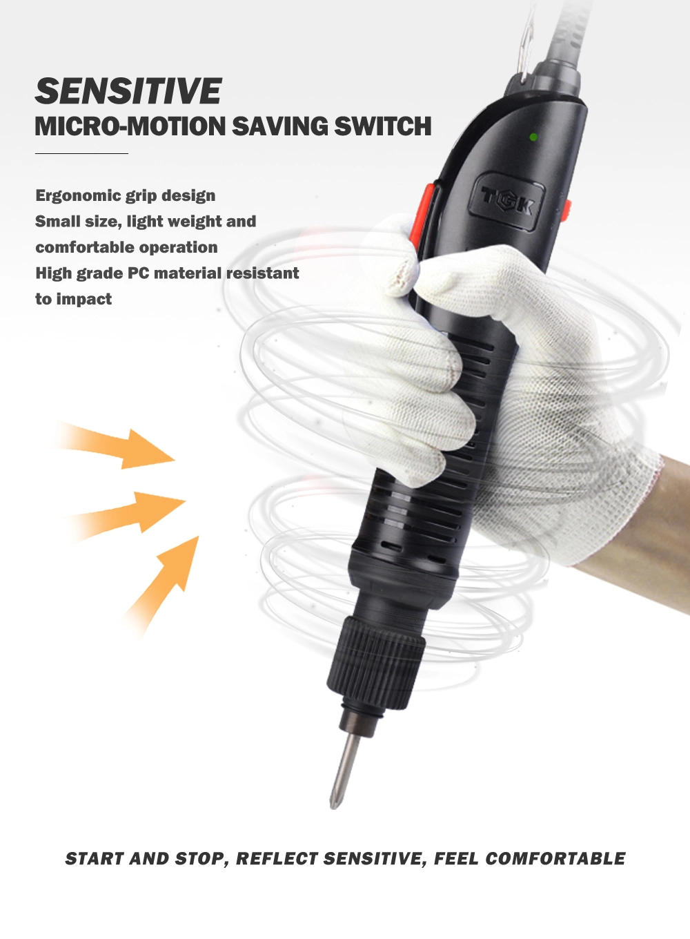 Torque Corded Electric Screwdriver to Help Tighten Some Household Items PS635